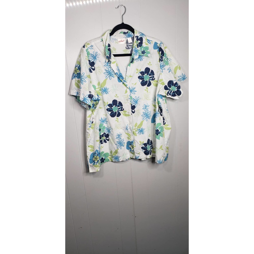 Chic Comfort Women's Button down shirt Size 1x Pre-loved